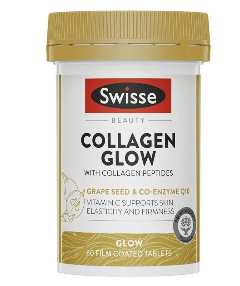 Swisse Beauty Collagen Glow With Collagen Peptides 60 Tablets