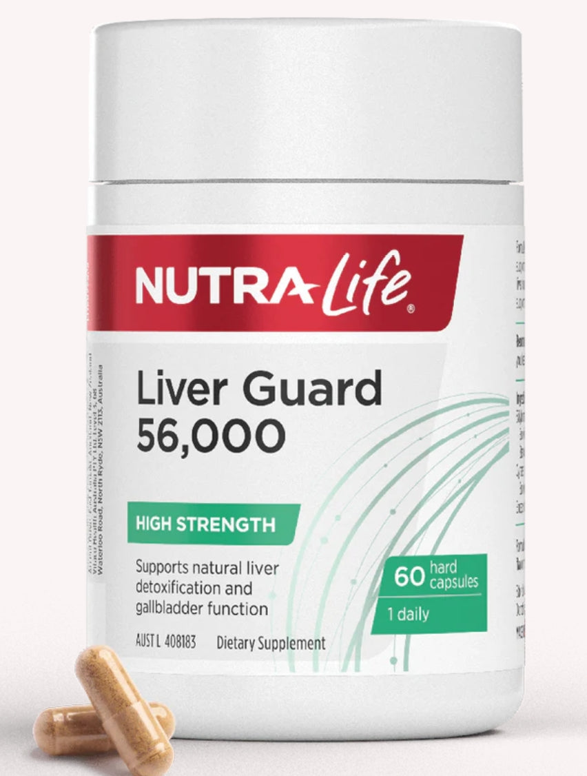 NutraLife Liver Guard 56,000 60 Capsules