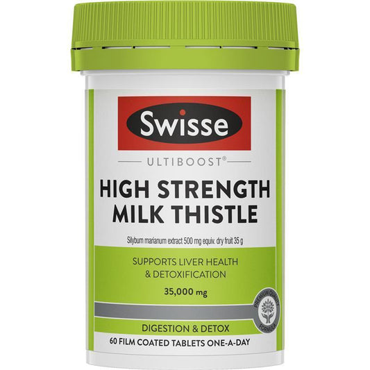 Swisse High Strength Milk Thistle 35000mg 60 Tablets