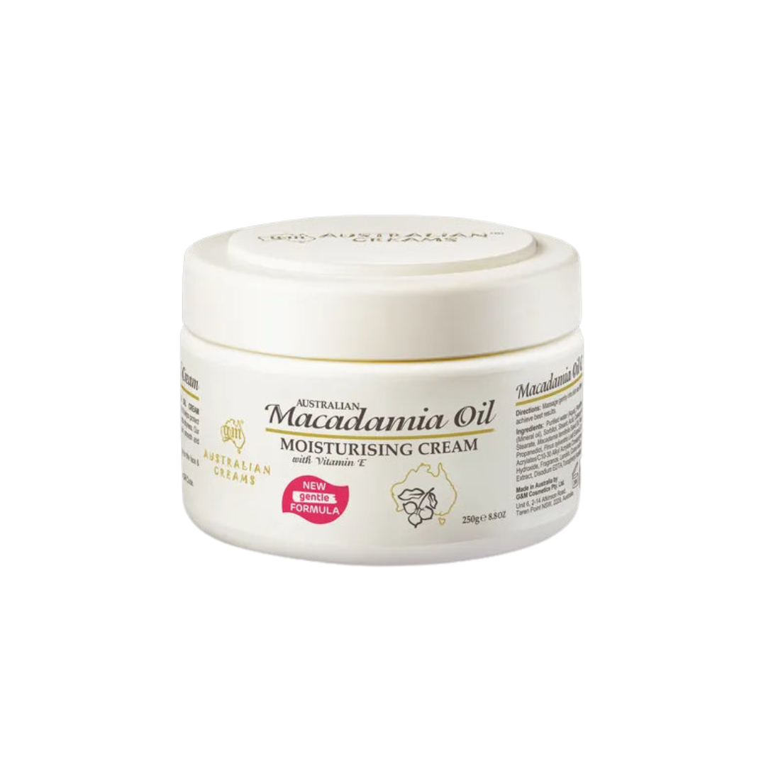 G&M Australian Macadamia Oil Moisturising Cream 250g