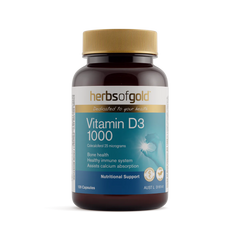 Herbs of Gold Vitamin D3 1000 120 Capsules (Exp date: 05/25)