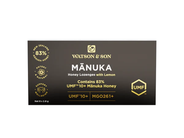 Watson & Son Manuka Honey Lozenges with Lemon UMF 10+ Manuka Honey