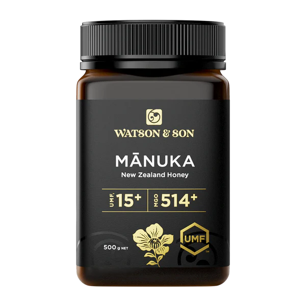 Watson & Son UMF 15+ (MGO 514+) Manuka Honey 500g