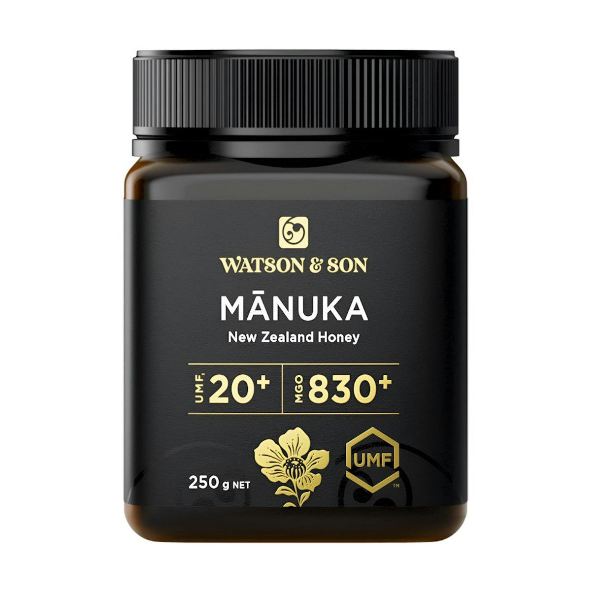 Watson & Son UMF 20+ (MGO 830+) Manuka Honey 250g