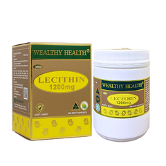 Wealthy Health Lecithin Capsules 1200mg 200 Capsules