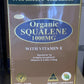 Wealthy Health Organic Squalene 1000mg 365 Capsules