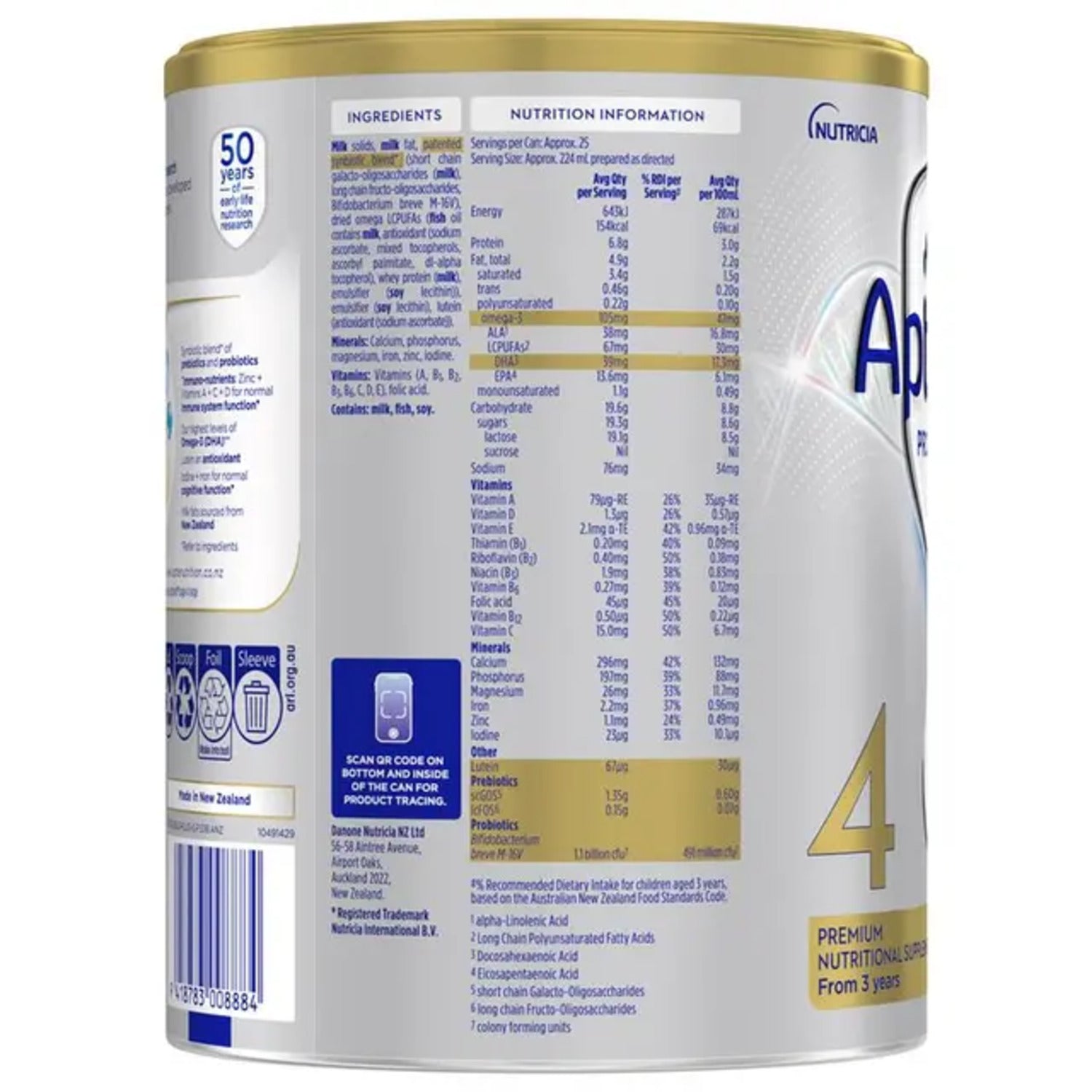 Aptamil Profutura Stage 4 Junior Nutritional Supplement 900g - BeeVitamins