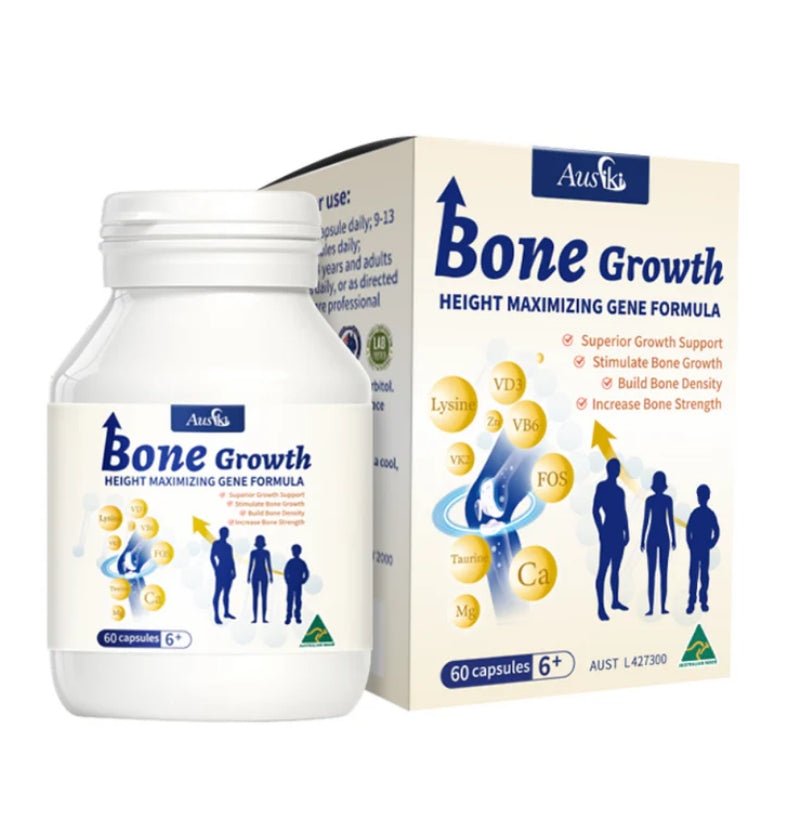 Ausiki Bone Growth 60 Capsules - BeeVitamins