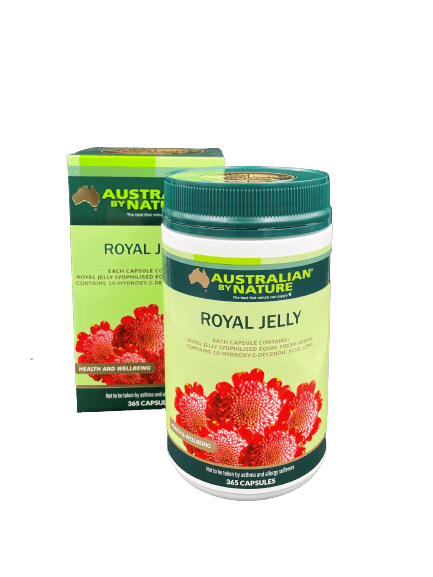 Australian by Nature Royal Jelly 1000mg 365 Capsules - BeeVitamins