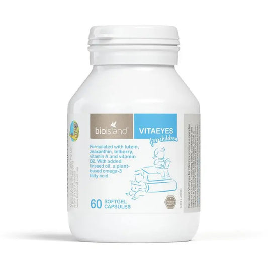 Bio Island VitaEyes for Children 60 Capsules (Exp date: 22/07/2026) - BeeVitamins