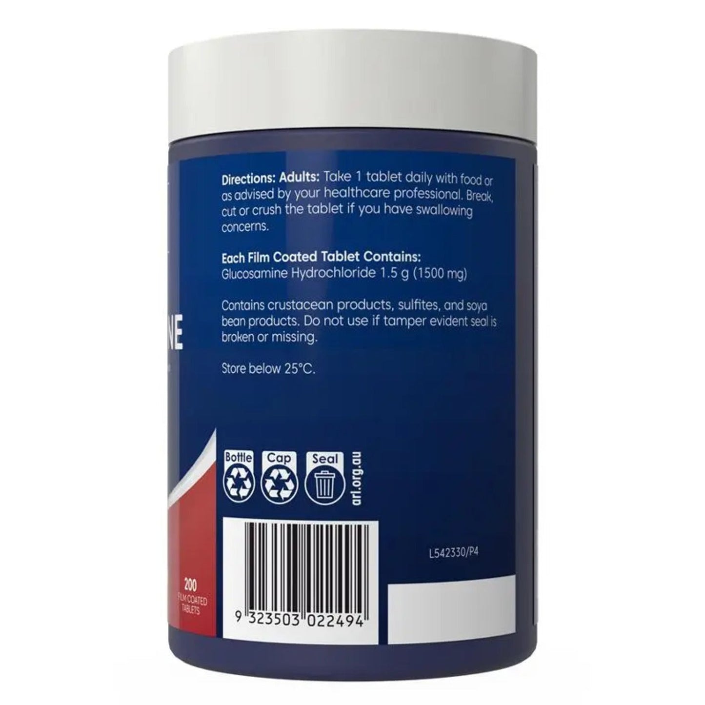 Bioglan Glucosamine 1500mg 200 Tablets - BeeVitamins