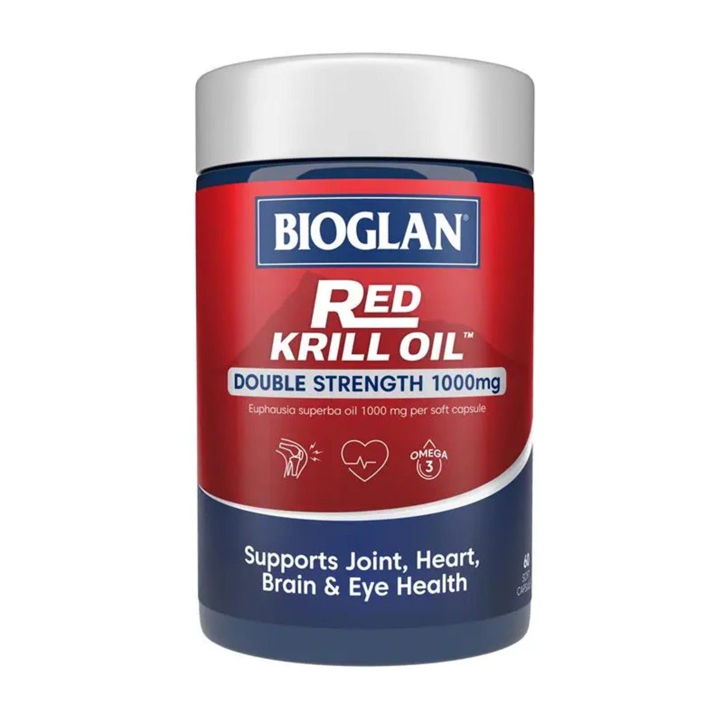 Bioglan Red Krill Oil 1000mg 60 Capsules - BeeVitamins