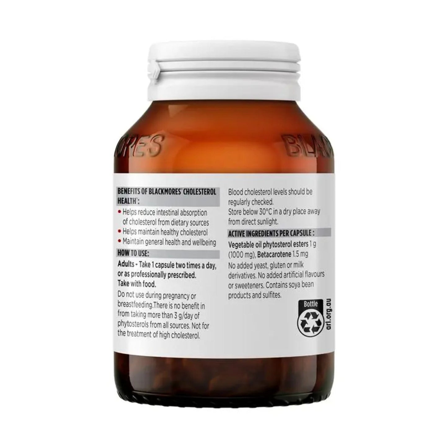 Blackmores Cholesterol Health 60 Capsules - BeeVitamins