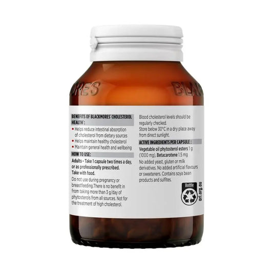 Blackmores Cholesterol Health 60 Capsules - BeeVitamins