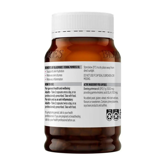 Blackmores Evening Primrose Oil 190 Capsules - BeeVitamins