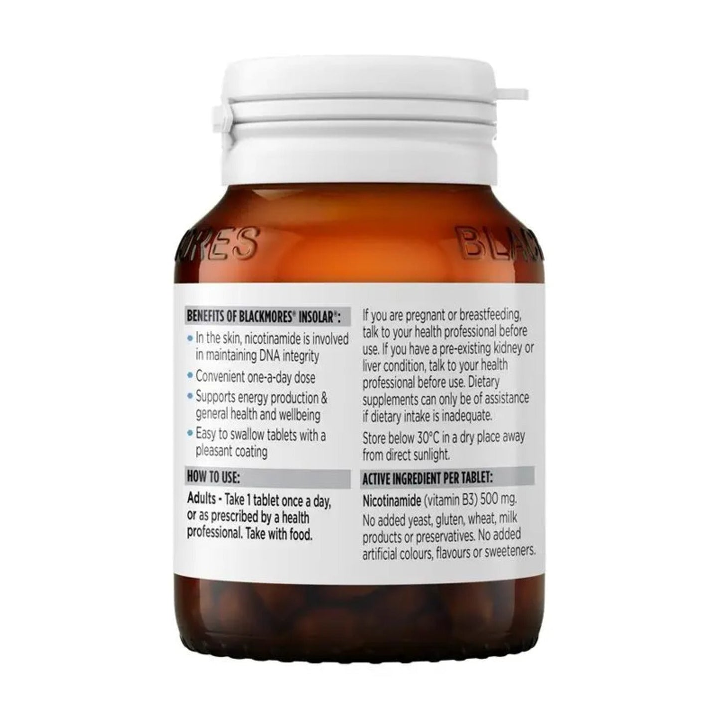 Blackmores Insolar 60 Tablets - BeeVitamins