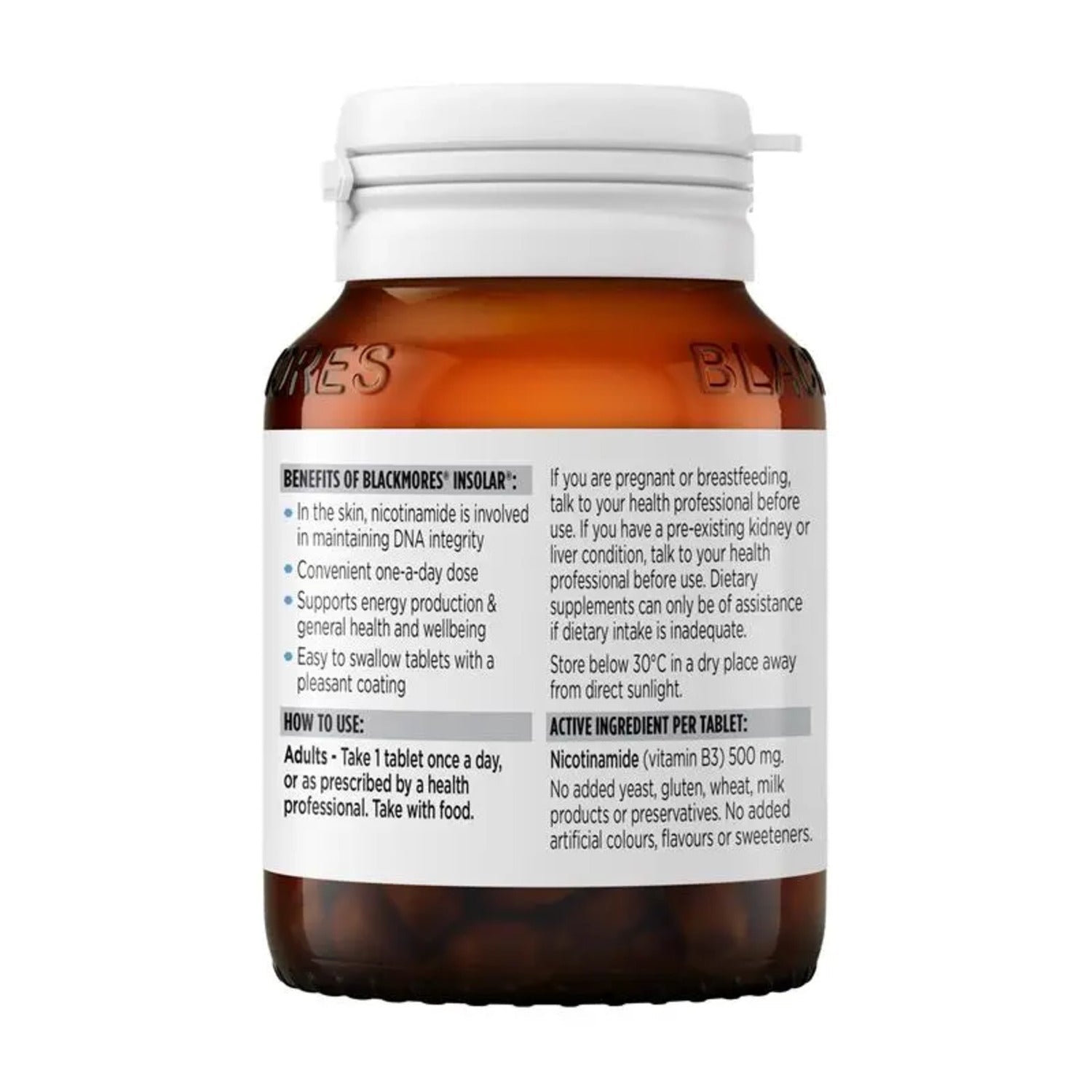 Blackmores Insolar 60 Tablets - BeeVitamins