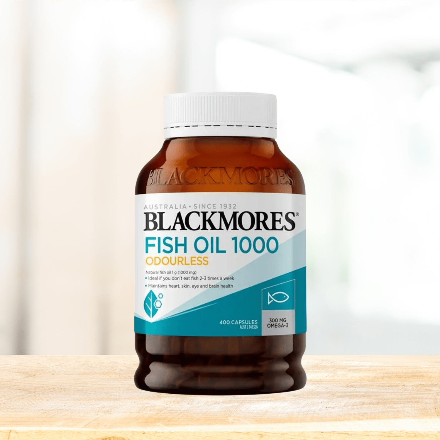 Blackmores Odourless Fish Oil 1000mg 400 Capsules - BeeVitamins