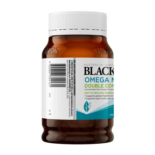 Blackmores Omega Mini Double Concentrate Odourless 400 Capsules - BeeVitamins