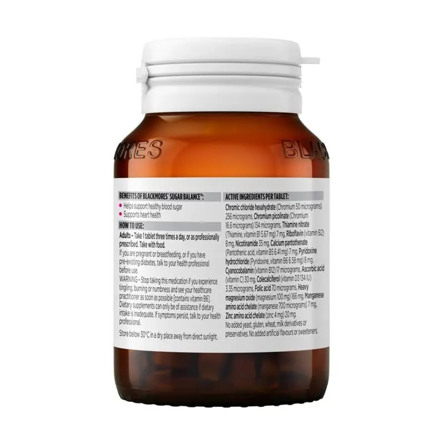 Blackmores Sugar Balance 90 Tablets - BeeVitamins