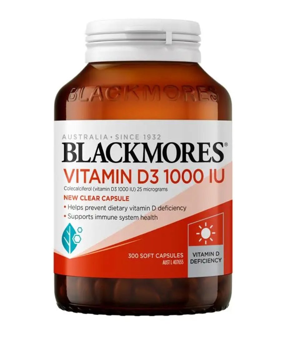 Blackmores Vitamin D3 1000IU 300 Capsules - BeeVitamins