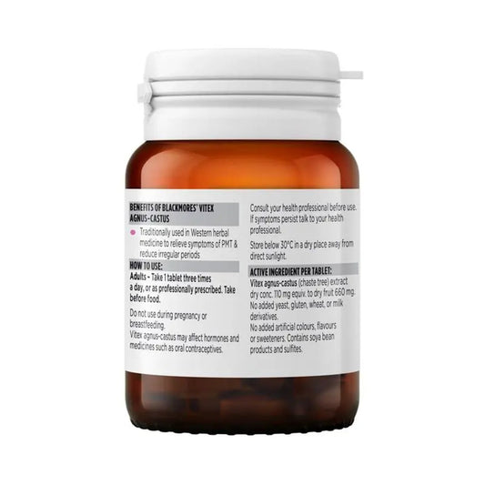 Blackmores Vitex Agnus Castus 40 Tablets - BeeVitamins