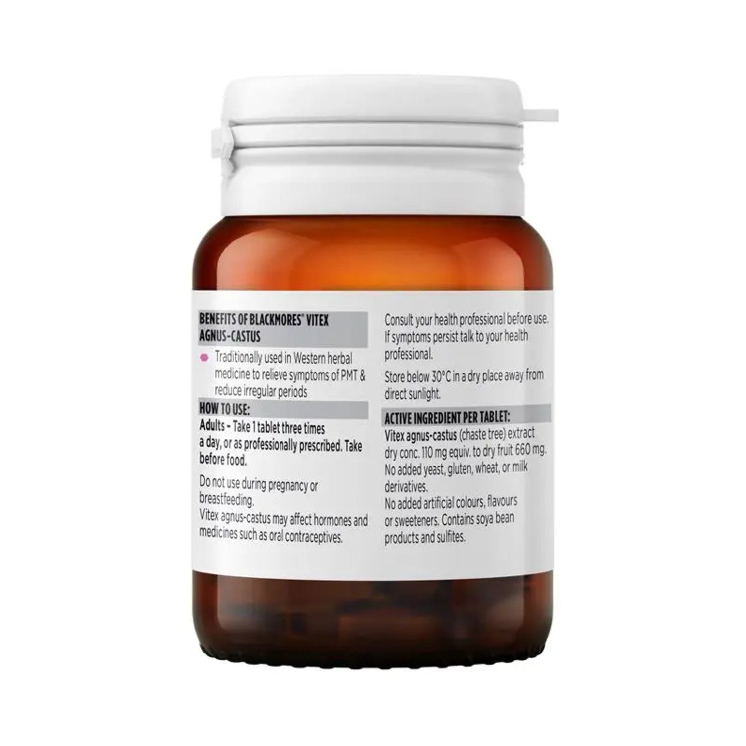 Blackmores Vitex Agnus Castus 40 Tablets - BeeVitamins