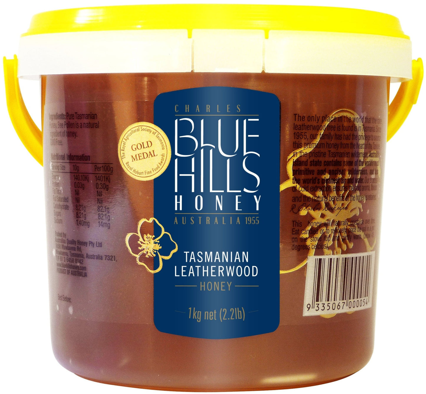 Blue Hills Leatherwood Honey 1Kg - BeeVitamins