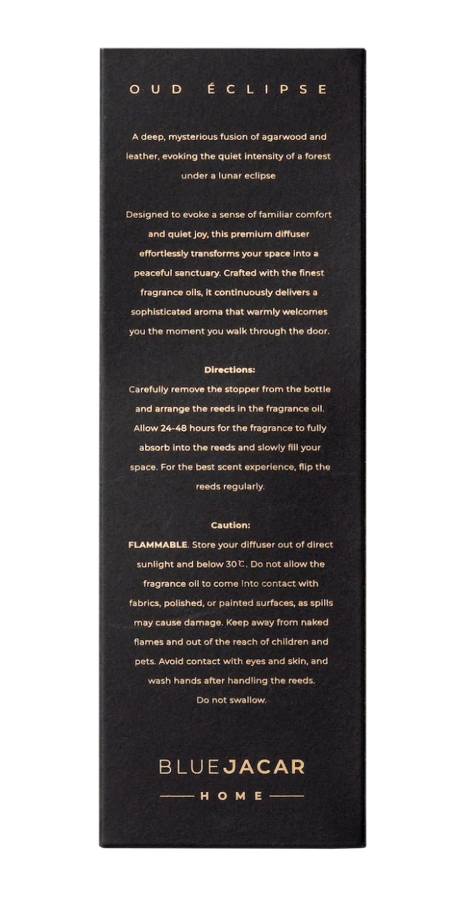 Blue Jacar Fragrance Diffuser Oud Eclipse 200ml - BeeVitamins