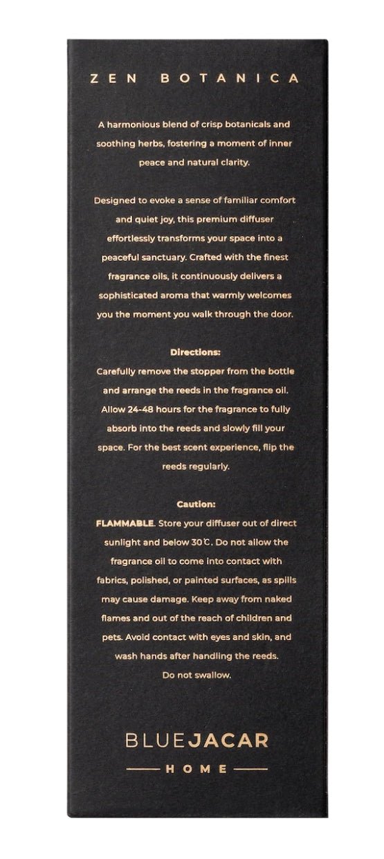 Blue Jacar Fragrance Diffuser Zen Botanica 200mL - BeeVitamins