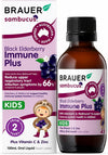 Brauer Black Elderberry Immune Plus Kids Oral Liquid 100mL - BeeVitamins