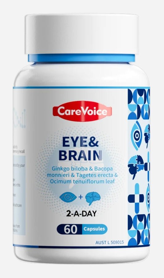 CareVoice Eye & Brain 60 Capsules - BeeVitamins