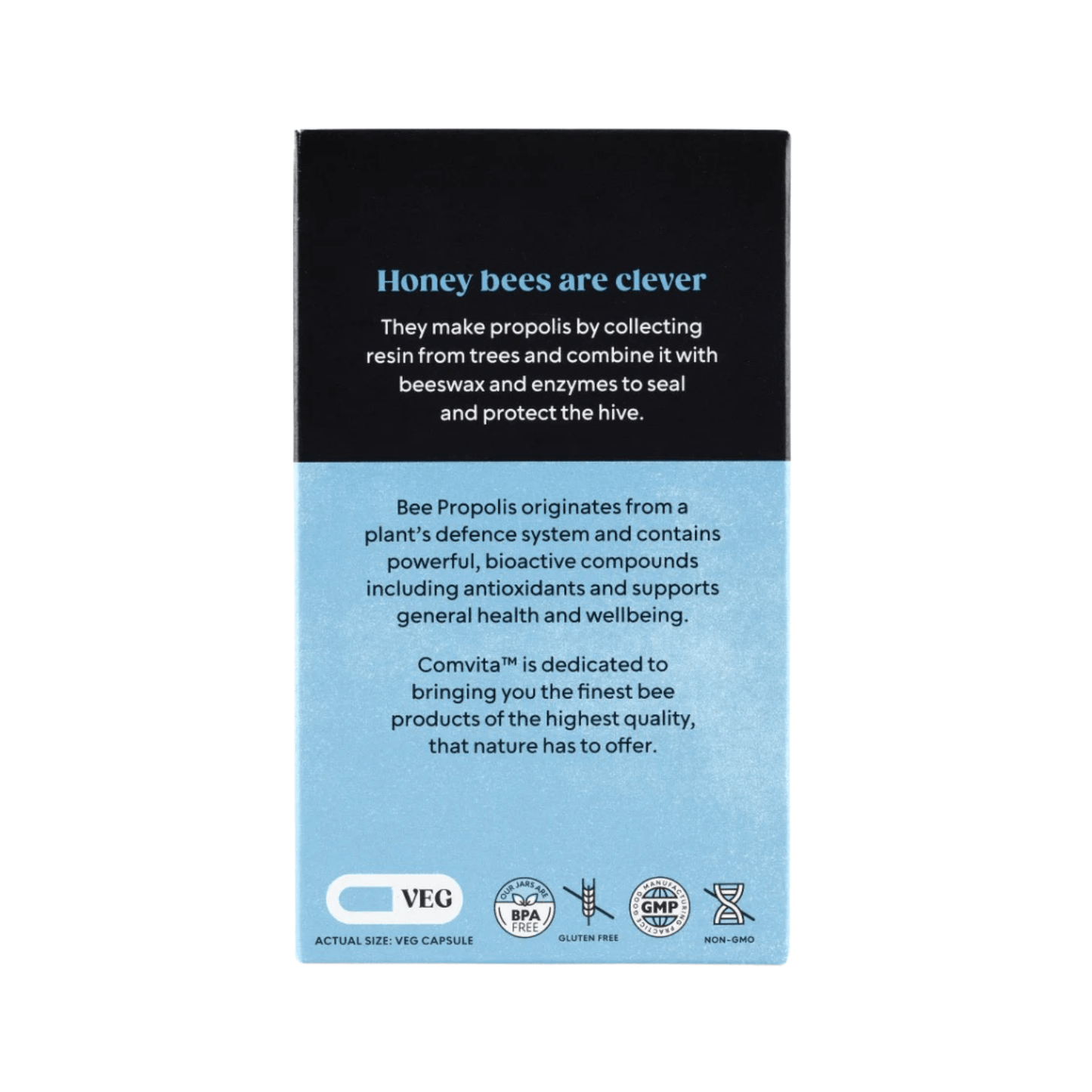 Comvita Bee Propolis PFL 15 Regular Strength Vege 180 Capsules - BeeVitamins