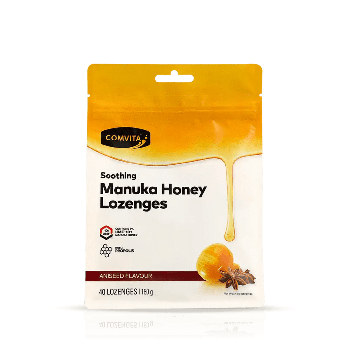 Comvita Manuka Honey Lozenges with Propolis Aniseed 40 Lozenges - BeeVitamins