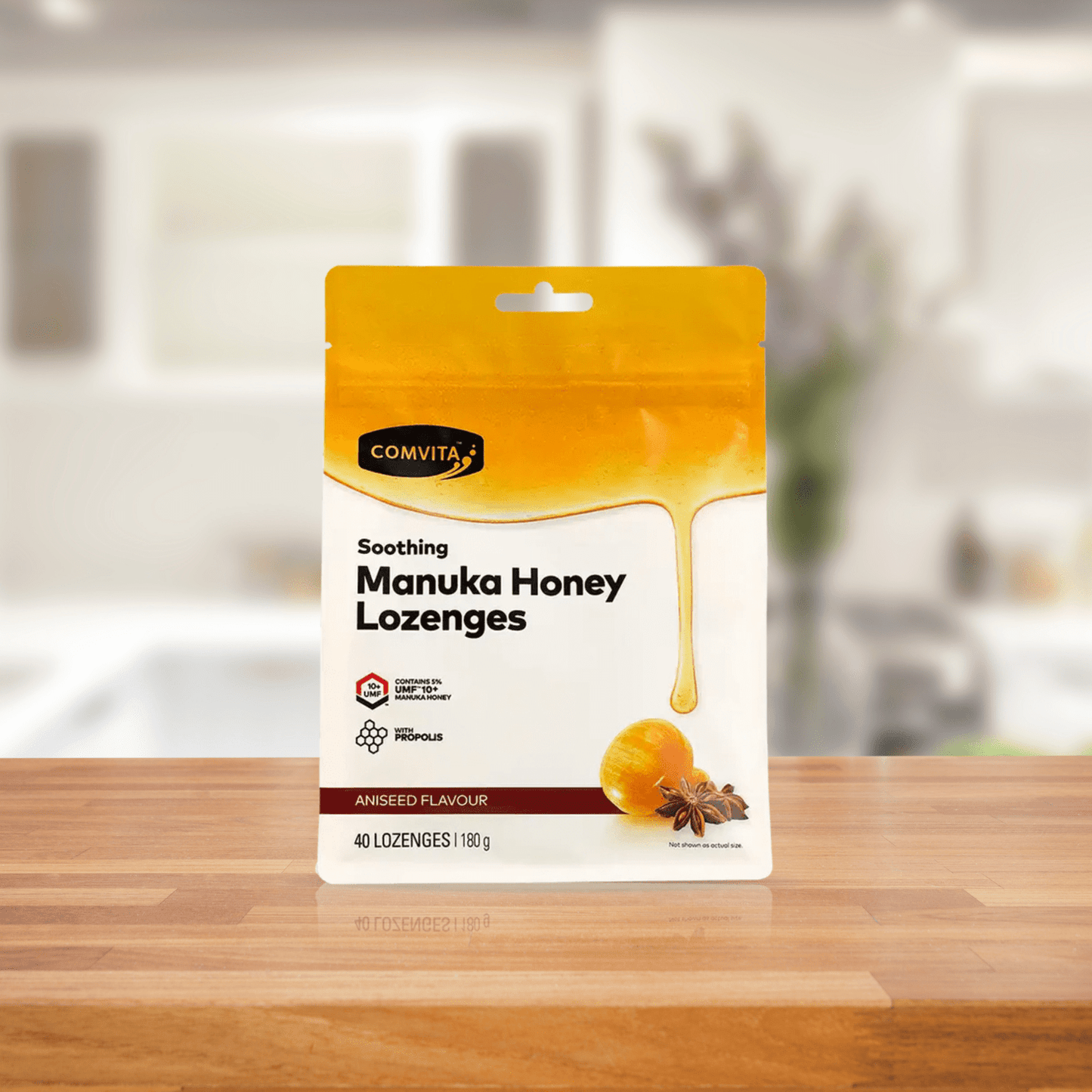 Comvita Manuka Honey Lozenges with Propolis Aniseed 40 Lozenges - BeeVitamins