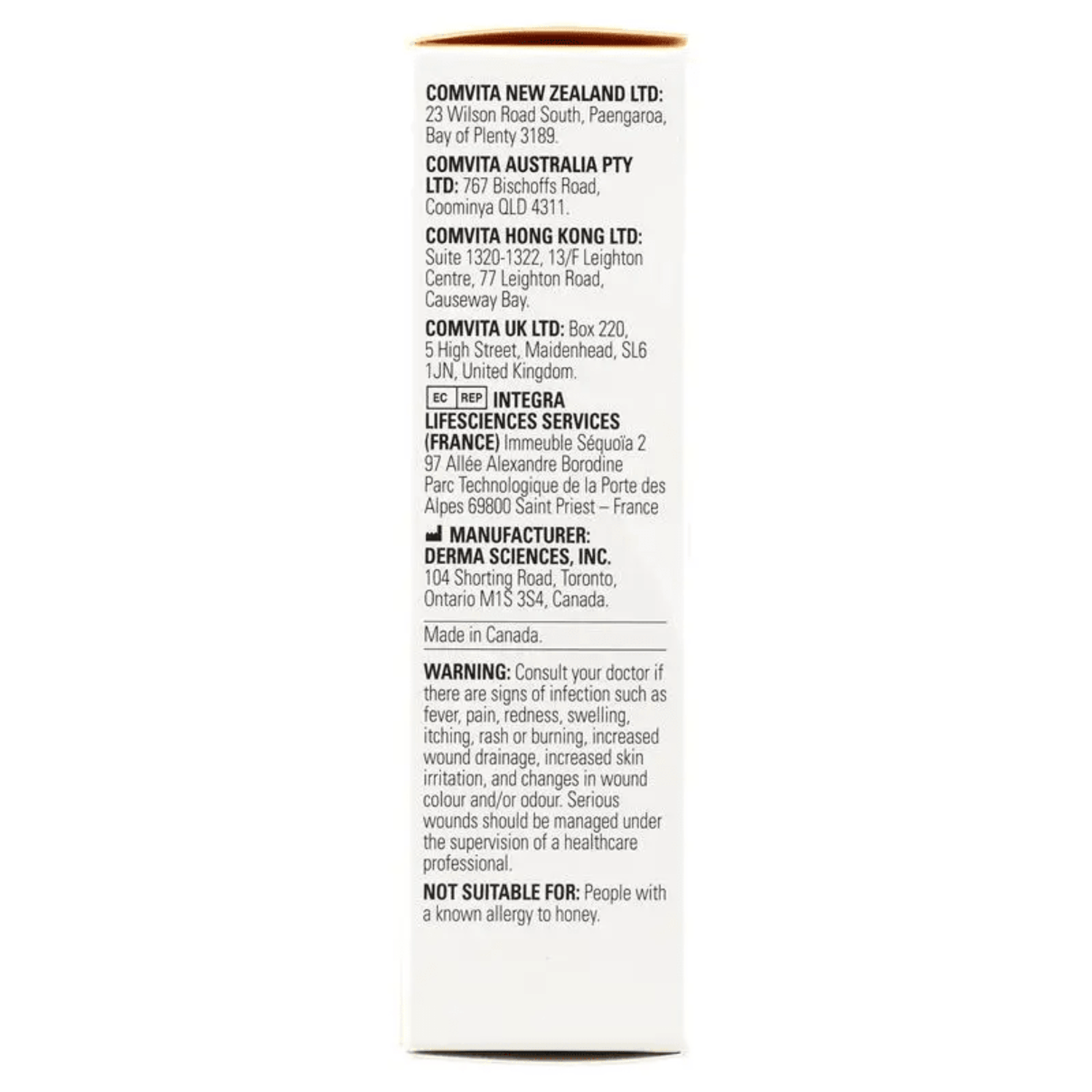 Comvita Medihoney Antibacterial Wound Gel with Manuka Honey 25g - BeeVitamins