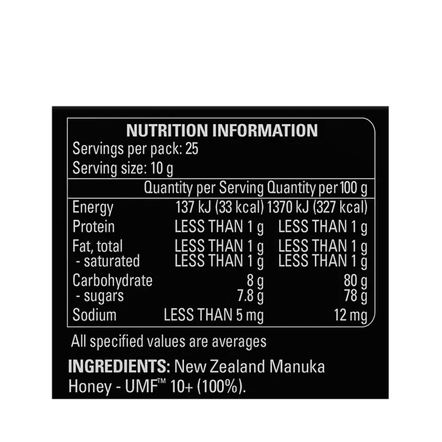 Comvita UMF 10+ 250g Manuka Honey New Zealand - BeeVitamins