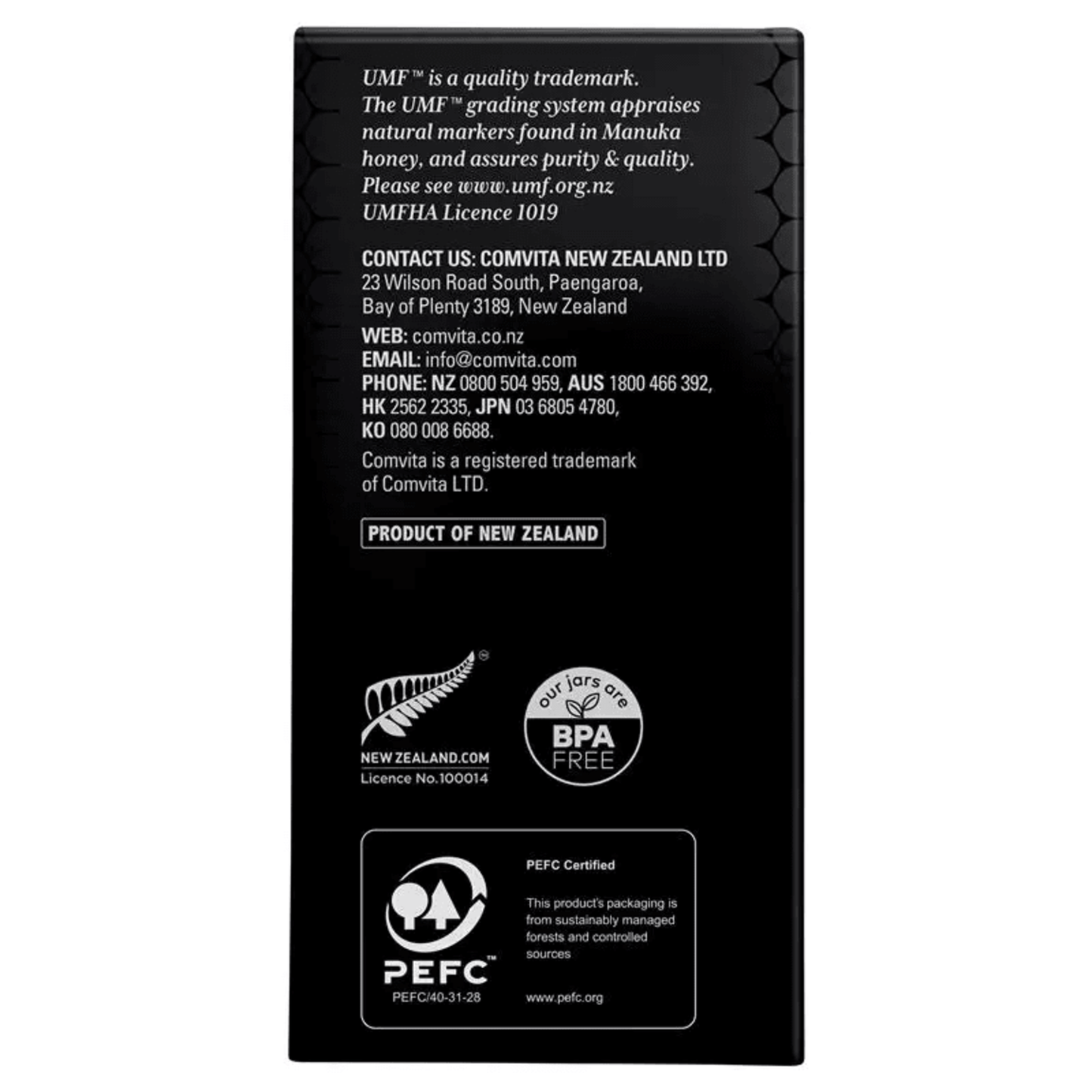 Comvita UMF 18+ 250g Manuka Honey New Zealand - BeeVitamins