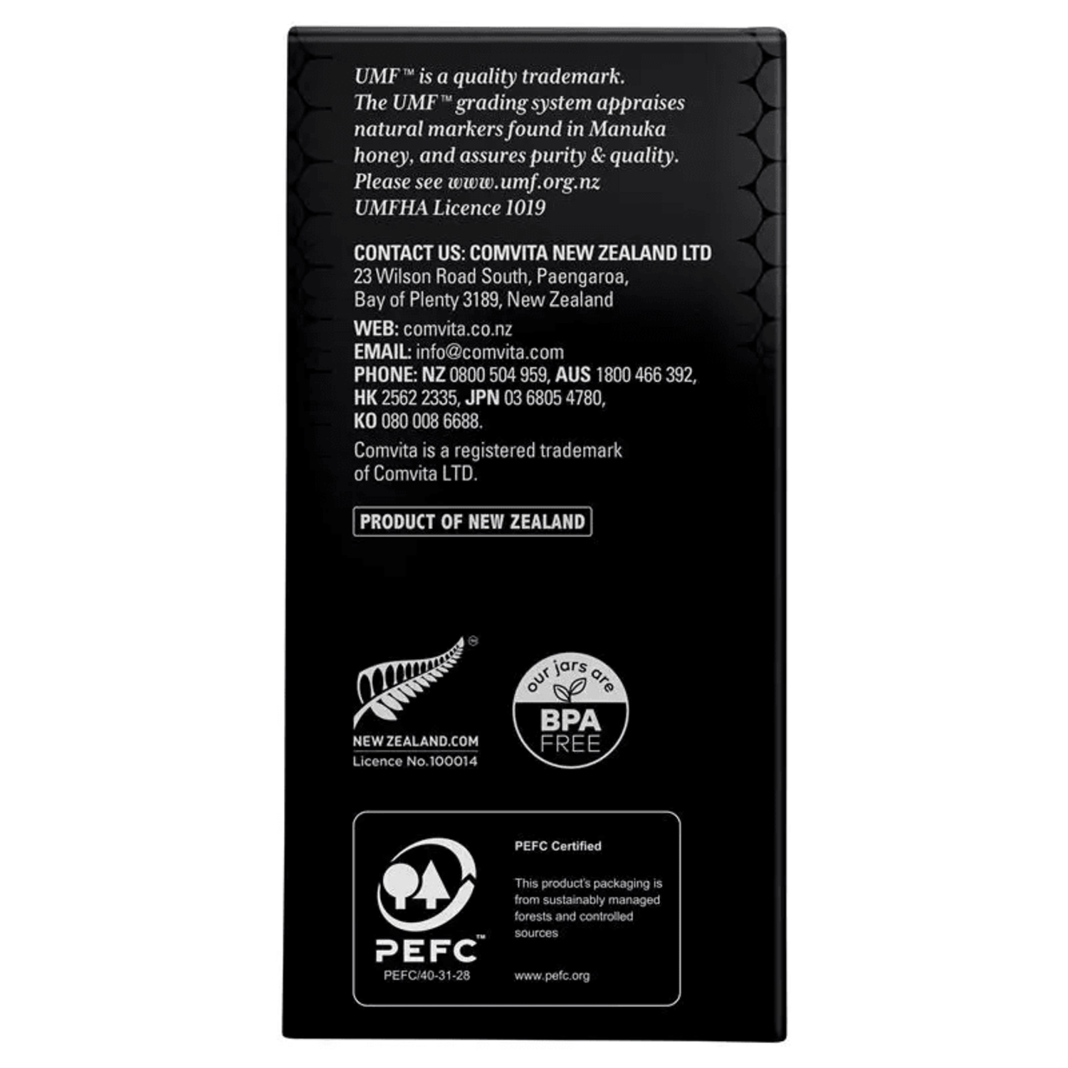 Comvita UMF 18+ 250g Manuka Honey New Zealand - BeeVitamins