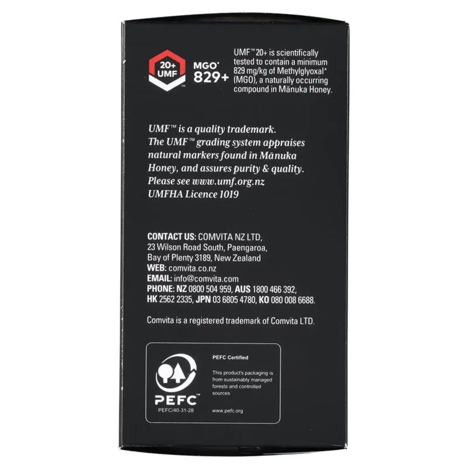 Comvita UMF 20+ 250g Manuka Honey New Zealand - BeeVitamins