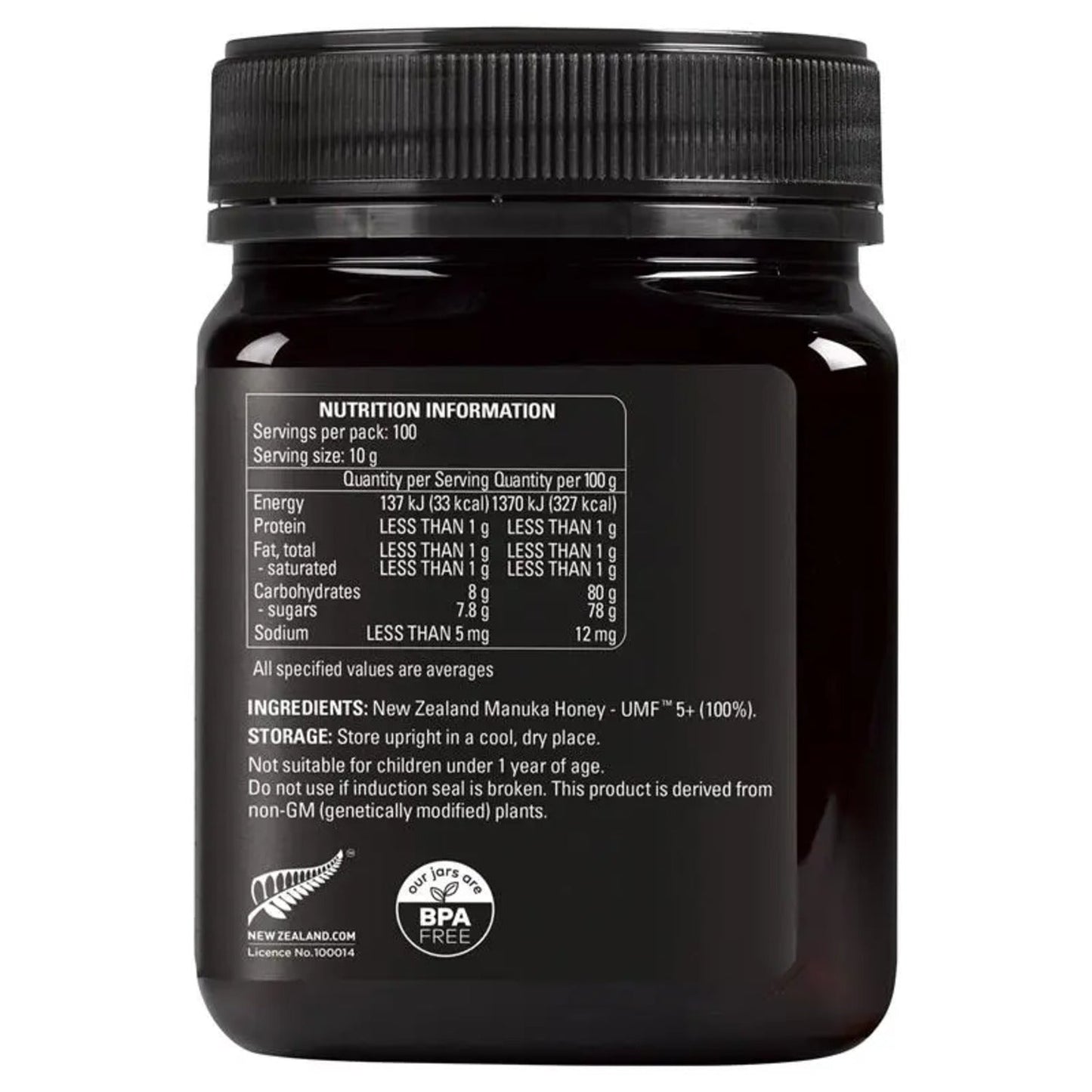 Comvita UMF 5+ 1kg Manuka Honey New Zealand - BeeVitamins