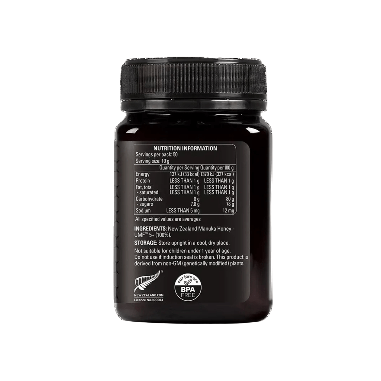Comvita UMF 5+ 500g Manuka Honey New Zealand - BeeVitamins
