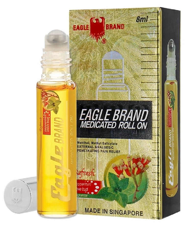 Eagle Brand Medicated Roll On Refresh 8mL - BeeVitamins