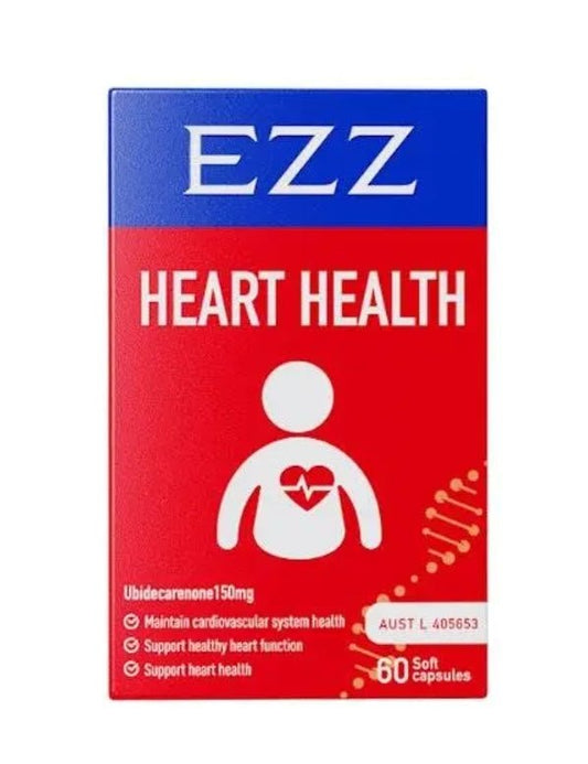 EZZ Heart Health 60 Capsules (Exp date: 04/26) - BeeVitamins