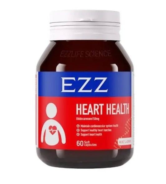 EZZ Heart Health 60 Capsules (Exp date: 04/26) - BeeVitamins