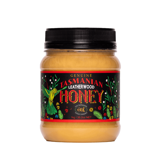 Genuine Tasmanian Leatherwood Honey 1KG - High Demand - BeeVitamins