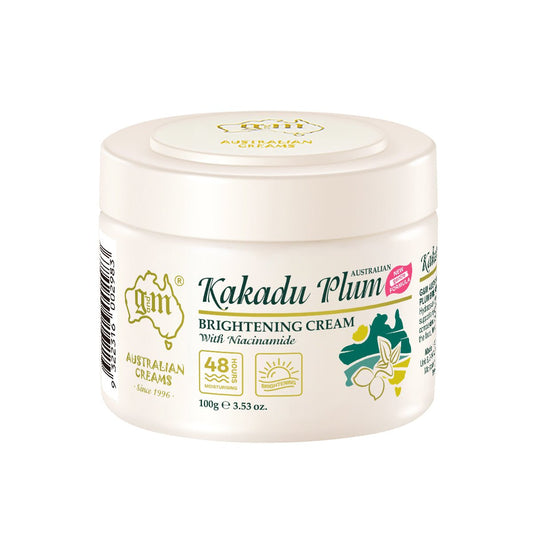 G&M Australian Creams Kakadu Plum Brightening Cream with Niacinamide 100g - BeeVitamins