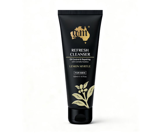 G&M Refreshing Facial Cleanser Lemon Myrtle For Men 120ml - BeeVitamins
