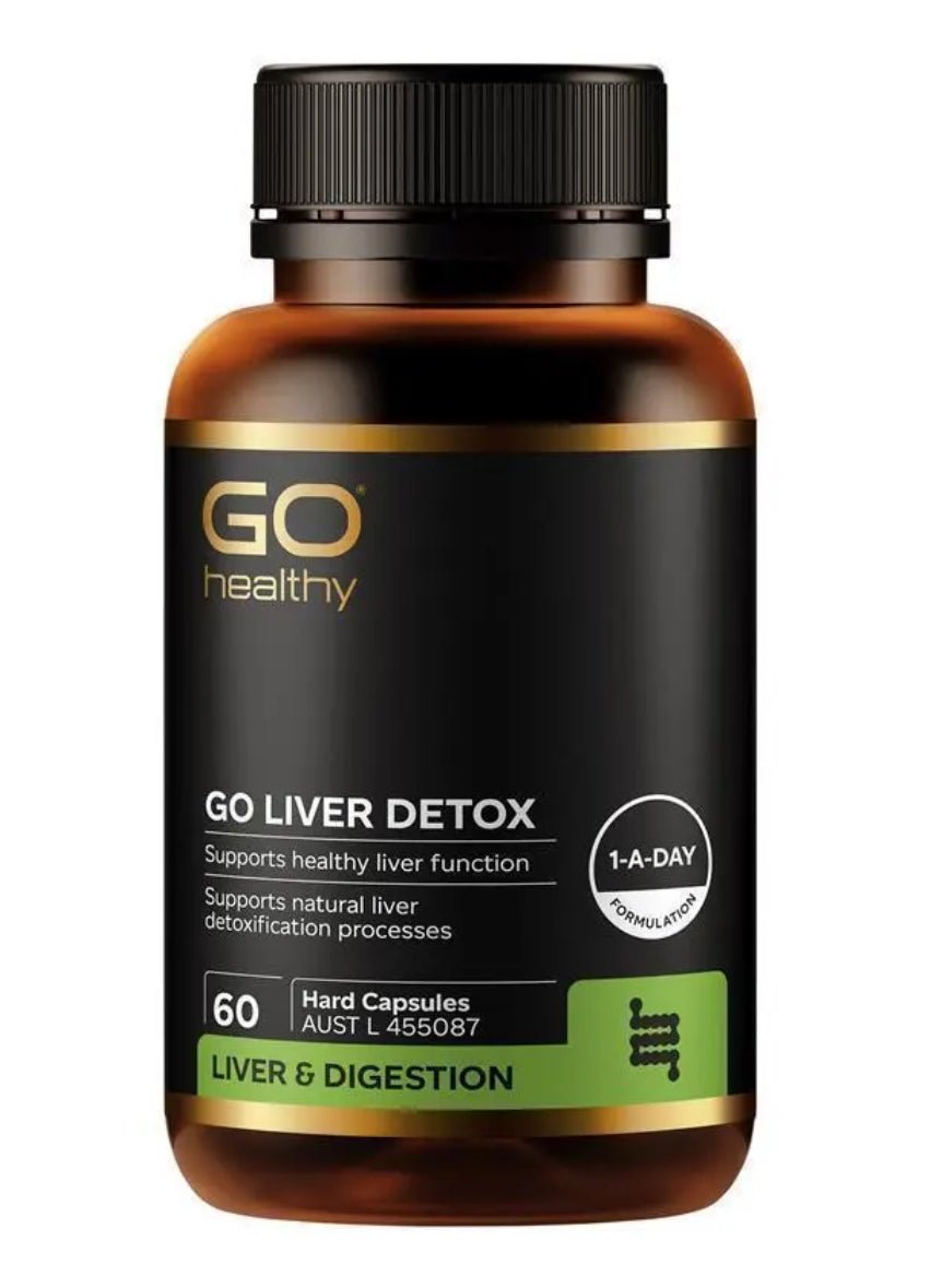 Go Healthy Liver Detox 1 A Day 60 Capsules - BeeVitamins