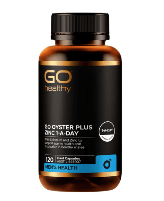 Go Healthy Oyster Plus Zinc 120 Vege Capsules - BeeVitamins